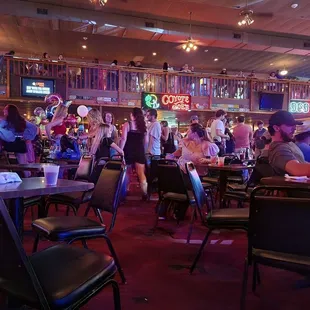 Seating and dance area