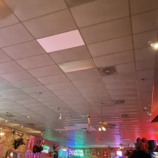 a crowd of people in a restaurant