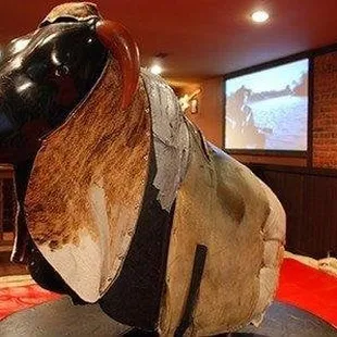 Cleatus the mechanical bull