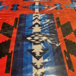 Red Chile Navajo Taco (after). My meal "evaporated".