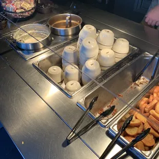 a variety of food items
