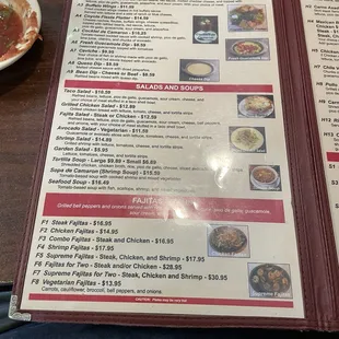 menu, sushi and sashimi