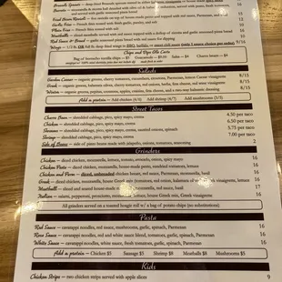 menu, sushi and sashimi