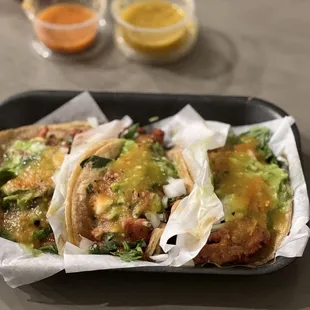 Adobada tacos con todo