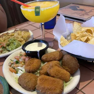 Fried jalapeño happy hour