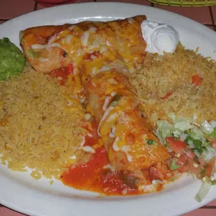 Shredded Beef Enchilada
