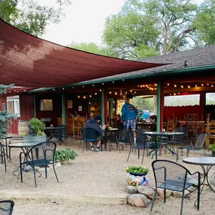 Outside seating