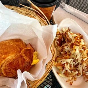 Ham and Cheese Croissant