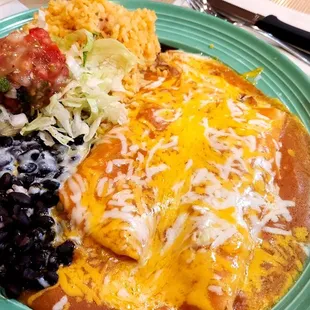 Small enchiladas plate