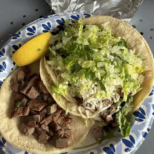 Mexican taco and southwest taco