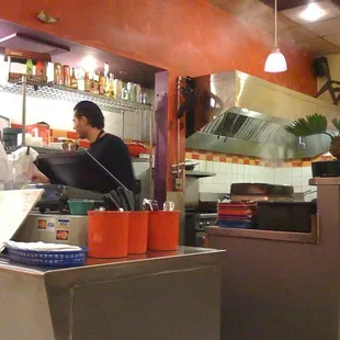 sushi and sashimi, interior