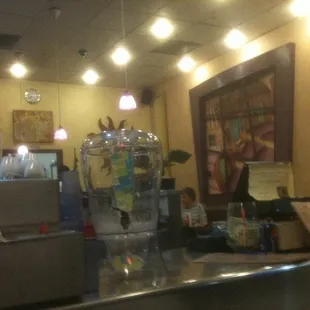 interior, sushi and sashimi