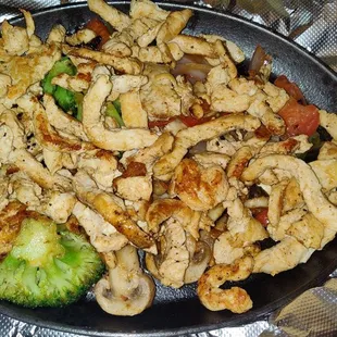Chicken fajitas