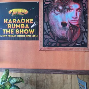 Beautiful artwork throughout restaurant.....