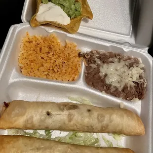 Flautas dinner