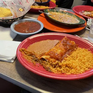 L#1 Ground Beef Burrito