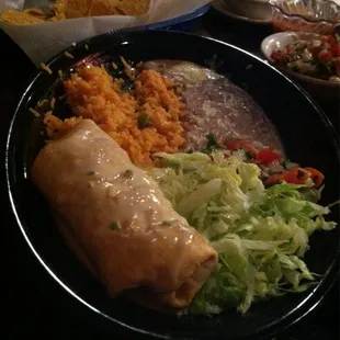 Beef chimichanga