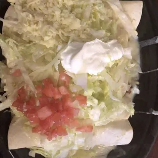 Enchiladas Paisanas - one of my favorite dishes from Cozumel! Delicious food, fast service, and friendly people.