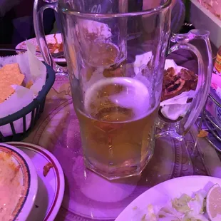 mexican food and beer
