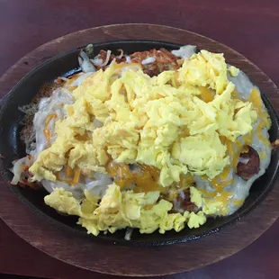 Country Hash Cozy Cabin Skillet