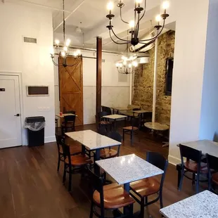 a woman sitting at a table