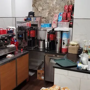 a woman in a kitchen