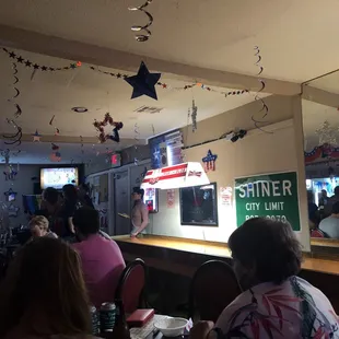 Interior with shuffle board