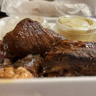 Rib Tips Dinner Plate