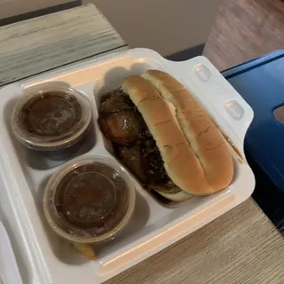 BBQ Sliced Beef Sandwich