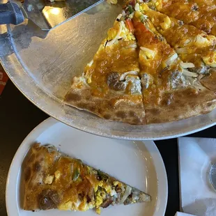 Breakfast pizza  yummm