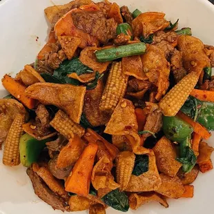 Crispy Pad Khee Mao-Spicy