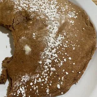 Gluten free cocoa pancake. Yum!