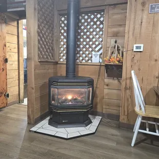 Cute little fireplace