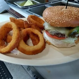 A burger that has strength