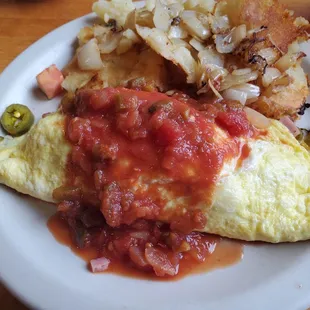 Mexican omelette