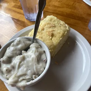 1/2 order Biscuit &amp; Gravy