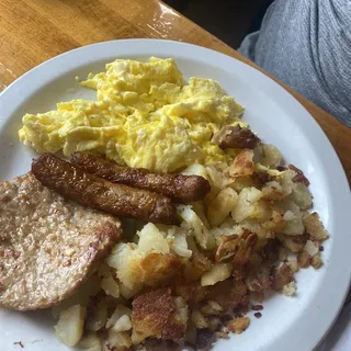 Pancake Special with Home Fries