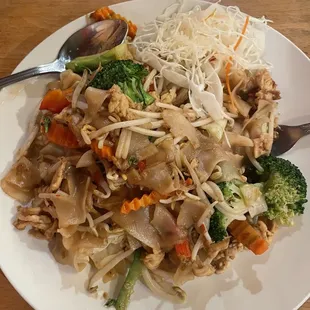 Drunken Noodles (extra veg)
