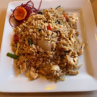 Spicy Basil Chicken Fried Rice