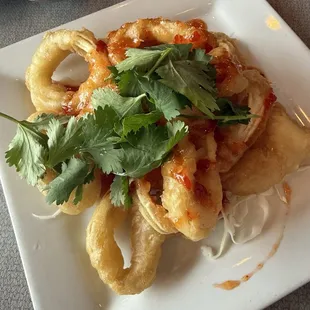 8. Ten Piece Thai Calamari