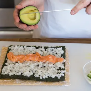 Learn how to make sushi