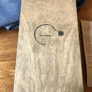 Bill in the box, apparently to keep them from flying away!