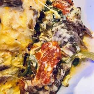 Brisket Omelet (inside)