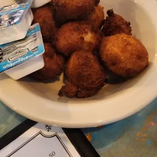 Hush puppies were good