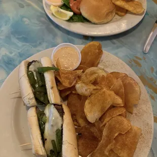 Tuna Philly Sandwich &amp; Crab Cake Sandwich