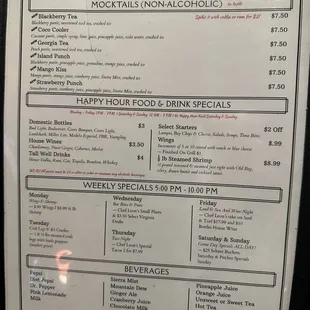 Rare to see so many non-alcoholic drinks front and center.