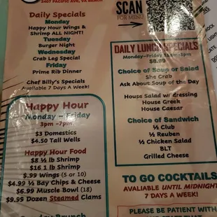 Missed the Happy Hour but definitely will try next time