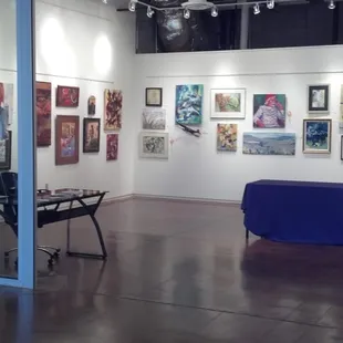 The Gallery is open Monday through Friday from 11 to 3 and during evening events