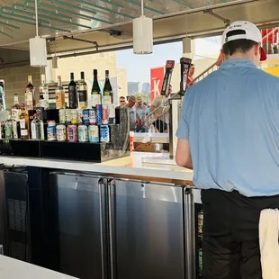 Food and Bar area of West club