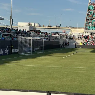 Great seats in section 110! 5 rows up.